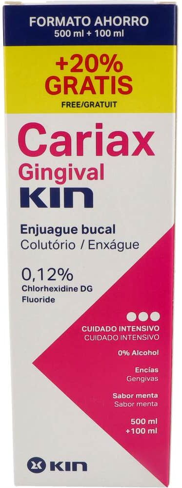 Kin Cariax Gingival Enjuague Bucal 500ml + 100ml