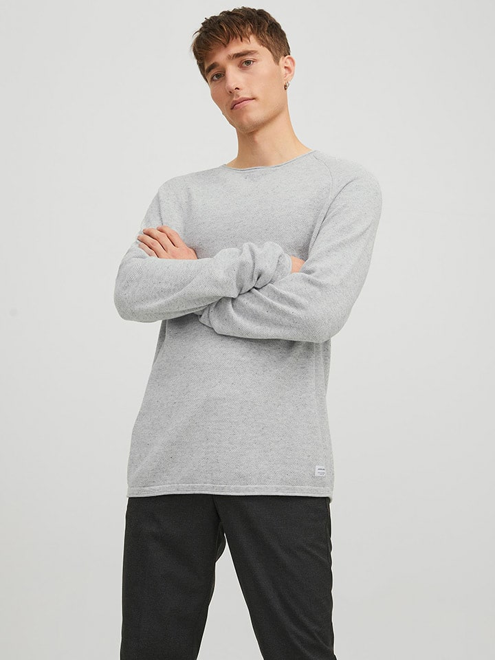 Jack & Jones Pullover "Hill" in Grau - S