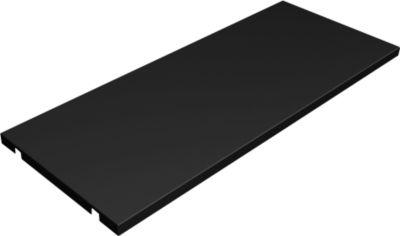 Metallfachböden, schwarz, 2er-Pack