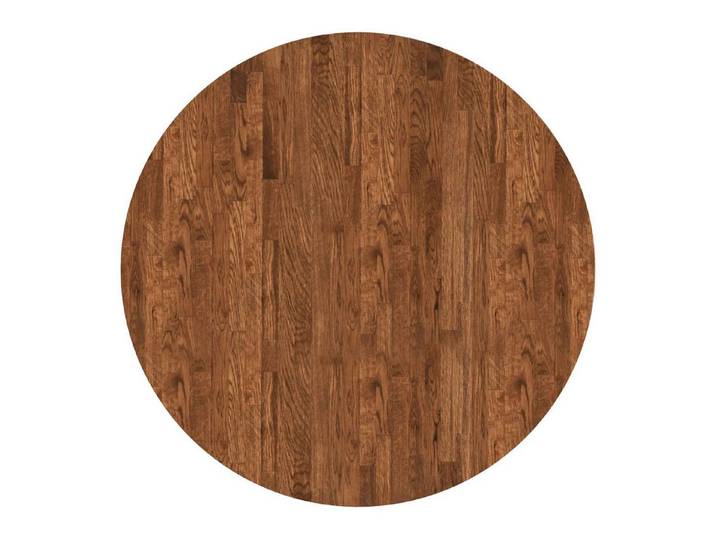 vidaXL Tischplatte Tischplatte Ø 90 x 4 cm Rund Massivholz Eiche Hellbraun (1 St)