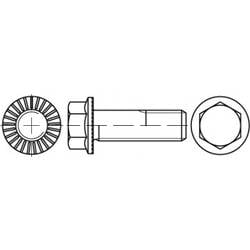 TOOLCRAFT TO-5444505 Sechskantschraube M10 16 mm Außensechskant 88913 200 St.