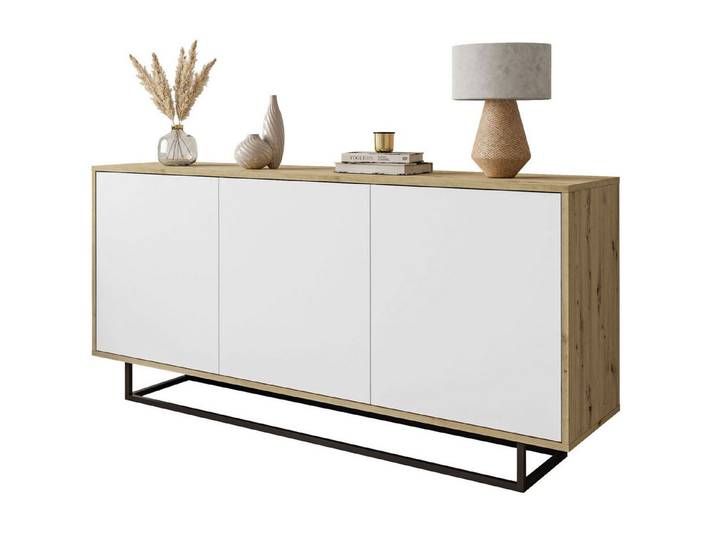 Lookway Kommode SANAYI LOFT mit Metallgestell, 156x39,6x75 cm
