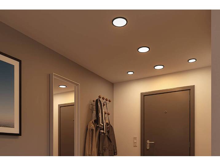 LED-Panel Areo VariFit Typ A 12 x 12cm Schwarz/Schwarz Kunststoffart: Polycarbonat Material: Kunststoff LED LED-Platine