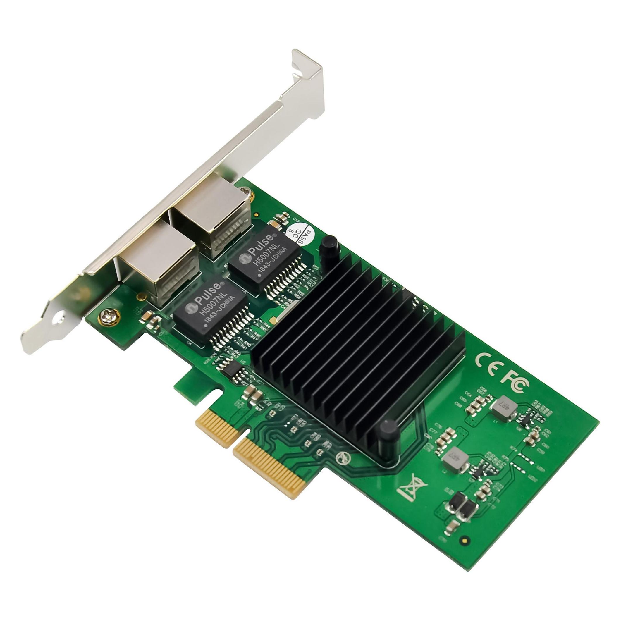InLine Dual-Gigabit Netzwerkkarte (Ethernet, Mini PCI Express, PCIe) (51125B)