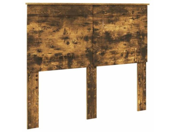 Makastle Kopfteil Geräucherte Eiche 138x100 cm Holzwerkstoff Wandmontage