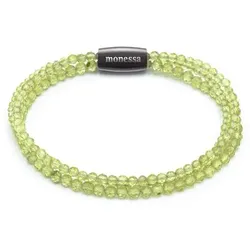 MONESSA Armband 3-Strang Edelsteine/facettiert Magnetverschluss