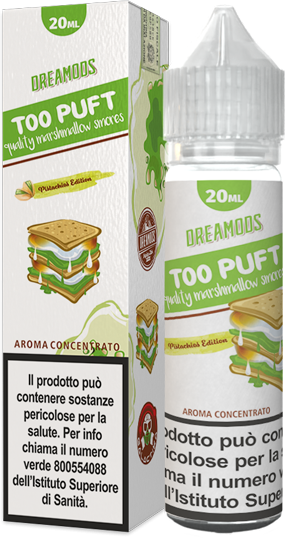 Galactika Too Puft Pistacchio Dreamods Liquido Shot 20ml Graham Cracker Marshmallow