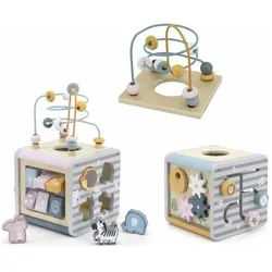 Viga Toys Holzpädagogischer Aktivitätswürfel PolarB Viga