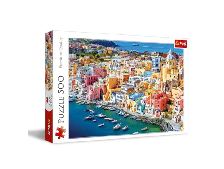 Trefl - Puzzels 500 Stukjes, Procida, Campanië, Italië, Klassieke Puzzels