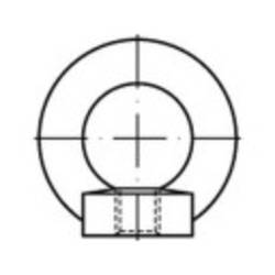 TOOLCRAFT TO-9988800 Ringmuttern M12 DIN 582 Edelstahl A2 10 St.