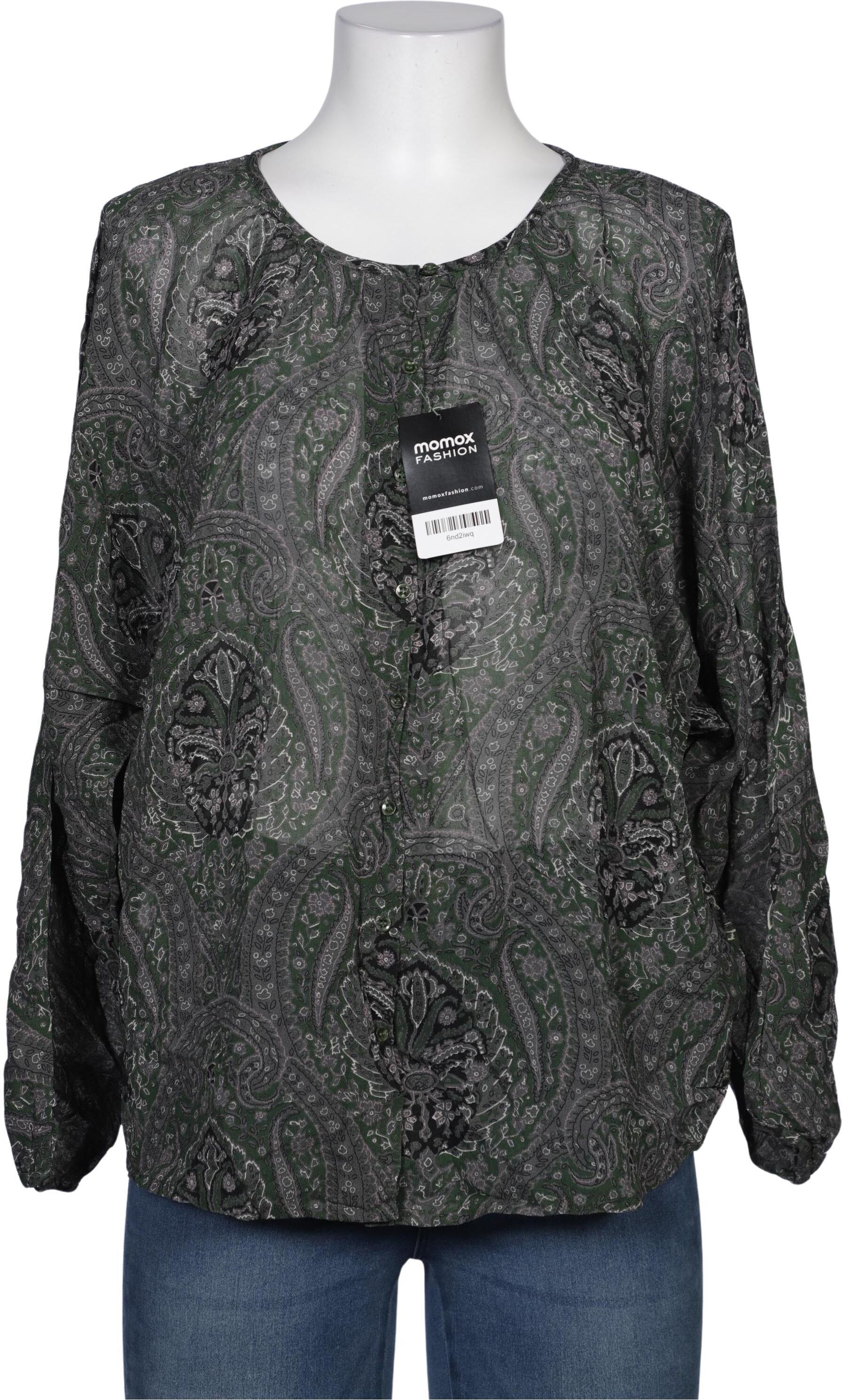 The Masai Clothing Company Damen Bluse, Grün, Gr. M, Viskose - Second Hand