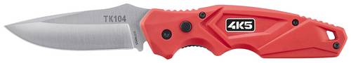 4K5 Tools TK 104 DropPoint Knife 600.104A Klappmesser mit Holster Rot