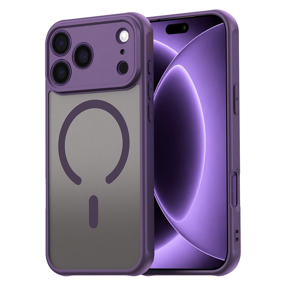 Techsuit - HaloFrost II MagSafe - iPhone 18 Pro / iPhone 17 Pro - Purple (Apple iPhone 17 Pro, Apple iPhone 18 Pro) (72060004)