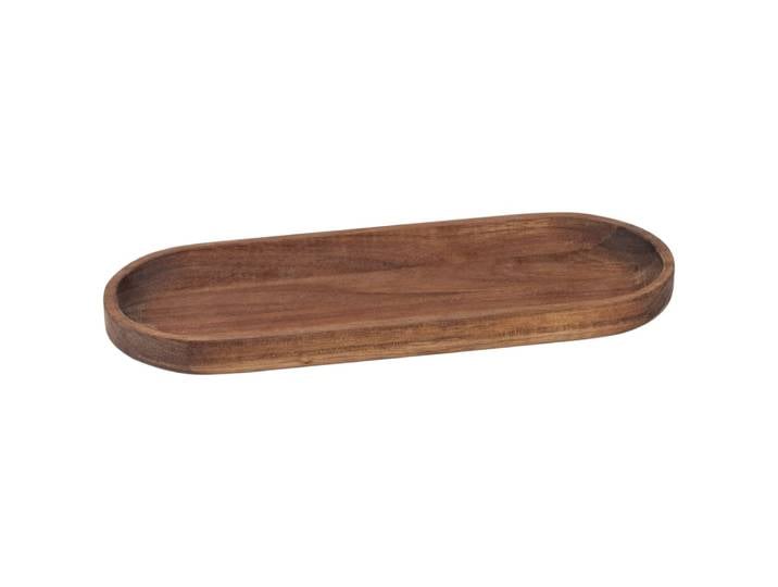Ovales Tablett aus Akazienholz