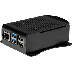 JOY-IT Aluminium Gehäuse für Raspberry Pi 5 inkl. Wandhalterung