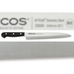 Arcos Serie Universal - Messer Yanagiba Asiatisches Messer - Klinge Nitrum Edelstahl 240 mm - HandGriff Polyoxymethylen (POM) Farbe Schwarz