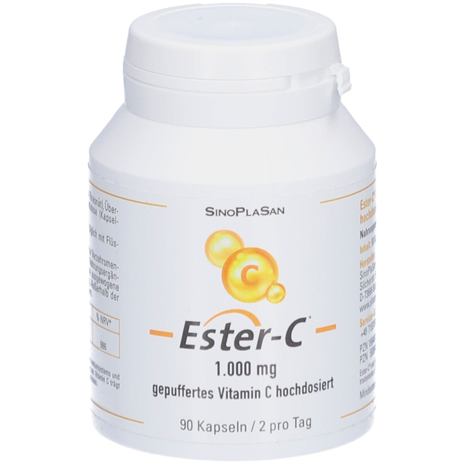 Ester-C 1000 mg gepuffertes Vitamin C hochdos.HKP 90 St Hartkapseln