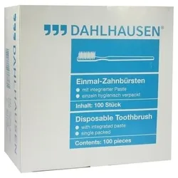 Einmal ZAHNbürste m. Paste