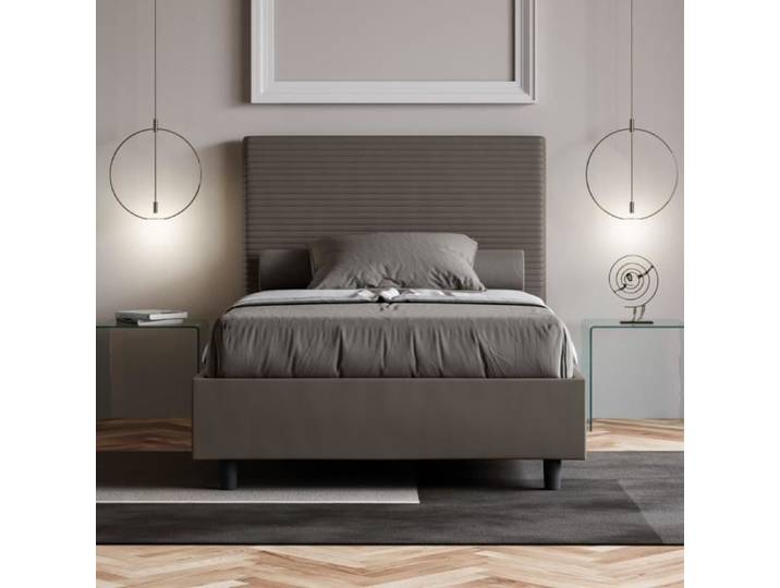 Lit 1 place et demi Focus 120x190 avec sommier cappuccino