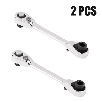 Tackle Tight Spaces And Quick Repairs With Ease Using This Compact Mini Ratchet Wrench. Designed For Efficiency, This Do 2 Pcs