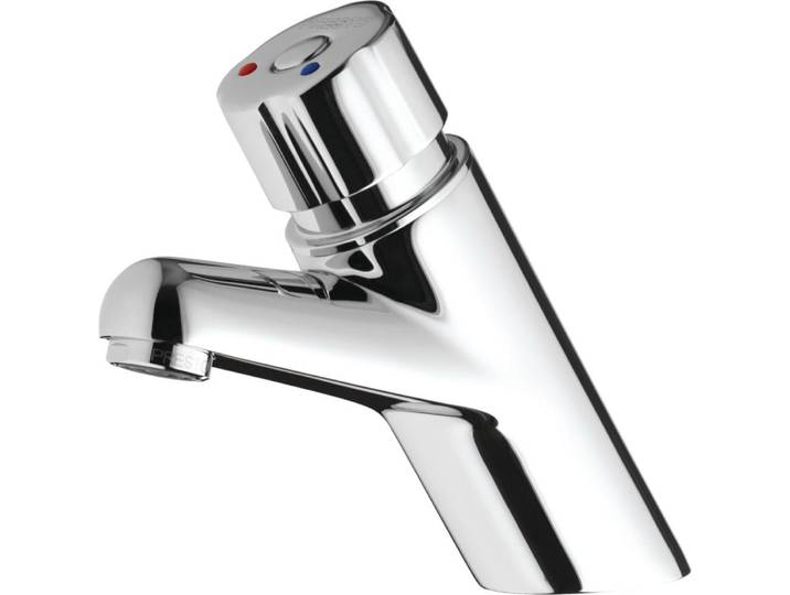 Mitigeur de lavabo 4000S BC chromé - PRESTO - avec 2 robinets d'arrêt - 28610