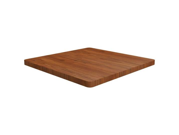 vidaXL Tischplatte vidaXL Tischplatte Quadratisch Dunkelbraun 80x80x4cm Behandelte Eiche