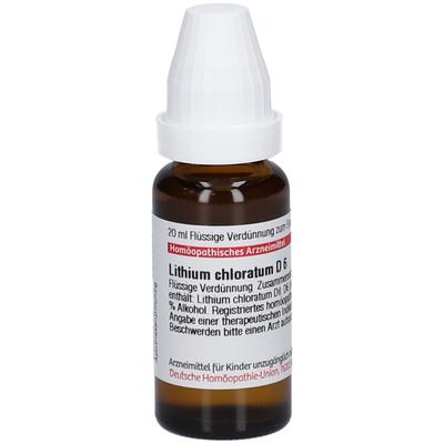 Lithium Chloratum D 6 Dilution 20 ml