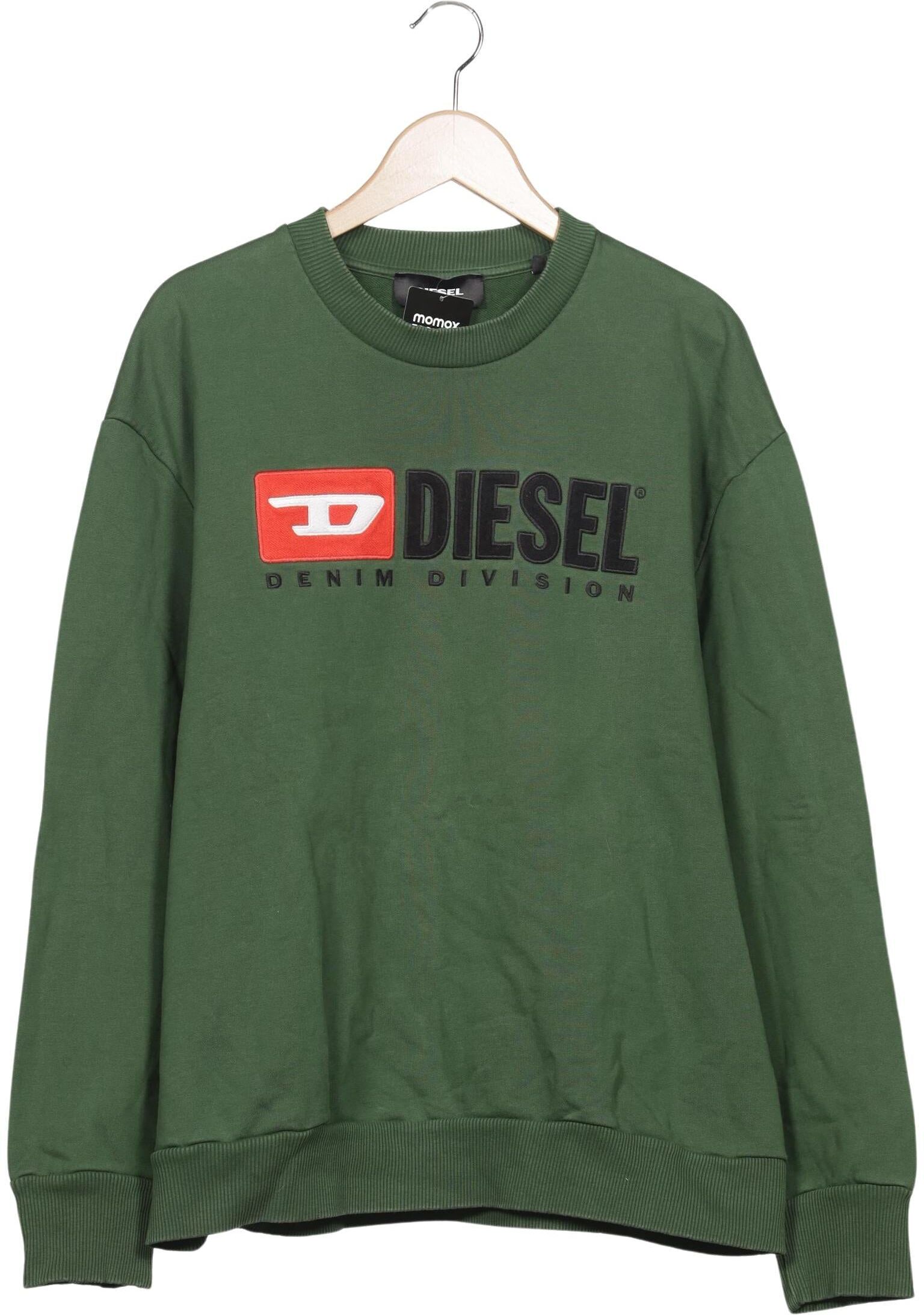 Diesel Herren Sweater, Grün, Gr. L, Baumwolle - Second Hand