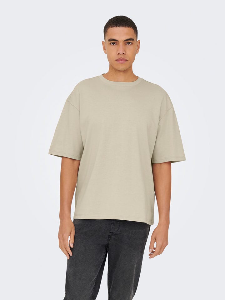 ONLY & SONS Shirt "Caspian" in Sand - M