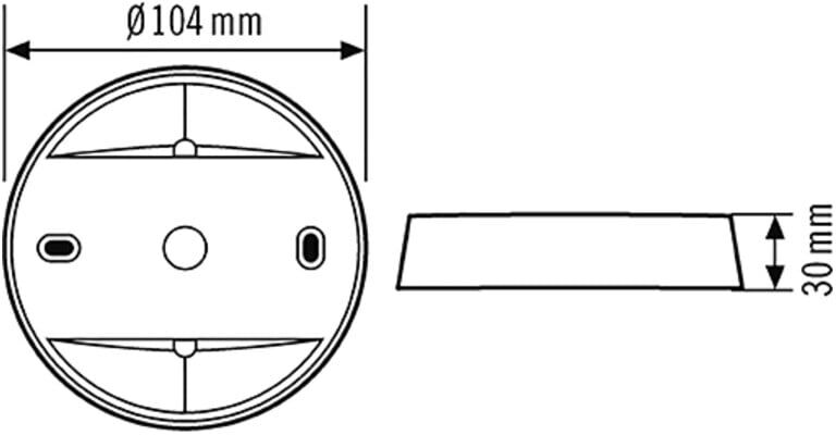 ESYLUX Aufputzdose IP20 schwarz COMPACT, EP10426933)