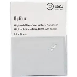 Optilux Highend Brillen-Mikrofasertuch mit Anhänger (30x30cm)