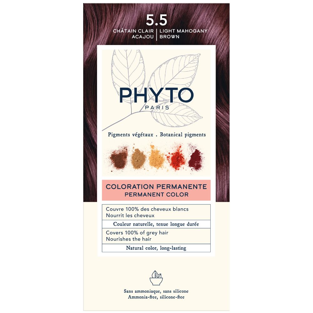 Phyto Paris color Permanent Hair Dye 1&nbsp;un. 5.5 Mahogany Light Brown