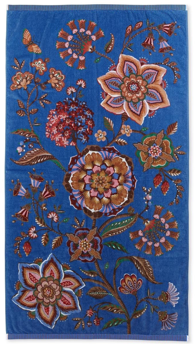 Pip Studio Viva La Vida Strandlaken - Blauw - B: 100 cm, L: 180 cm