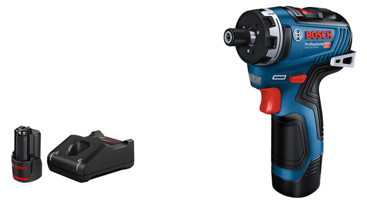 Bosch GSR 12V-35 Kit HX Karton Akku-Schrauber