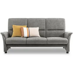 Segmüller Werkstätten Sofa 3-Sitzer Osaka02 Stoff Grau Hellgrau