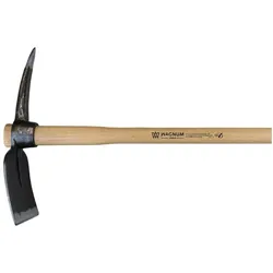 Magni, Gartenhandwerkzeug, Wegmacherhacke 1800g mit Eschenstiel geölt 1050mm Hacke aus C45 Stahl