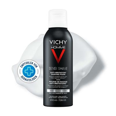 Vichy Homme Rasierschaum Anti-Hautirritationen 200 ml Schaum