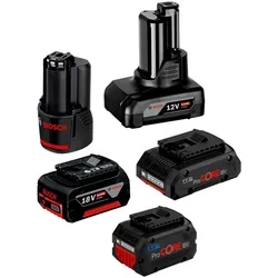 Bosch Professional, Werkzeugakku + Ladegerät, GBA 12V (12 V)