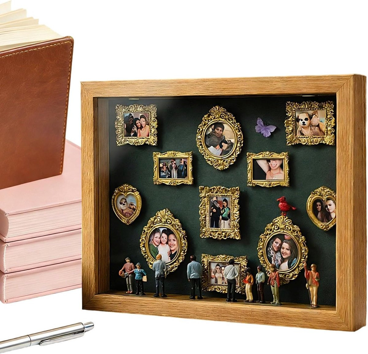 Silhouette Box Geheugen Display met Licht - Meerkleurig - 22.7 x 31.4 cm