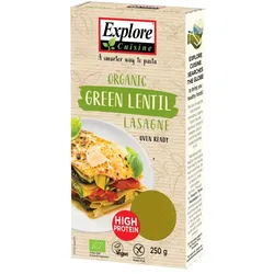 Lasagneblätter - grüne Linsen