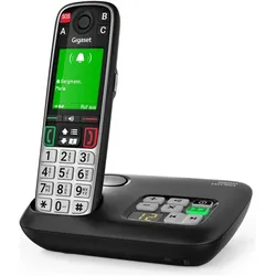 Gigaset EASY 500 Seniorentelefon schwarz, Telefon, Schwarz, Silber