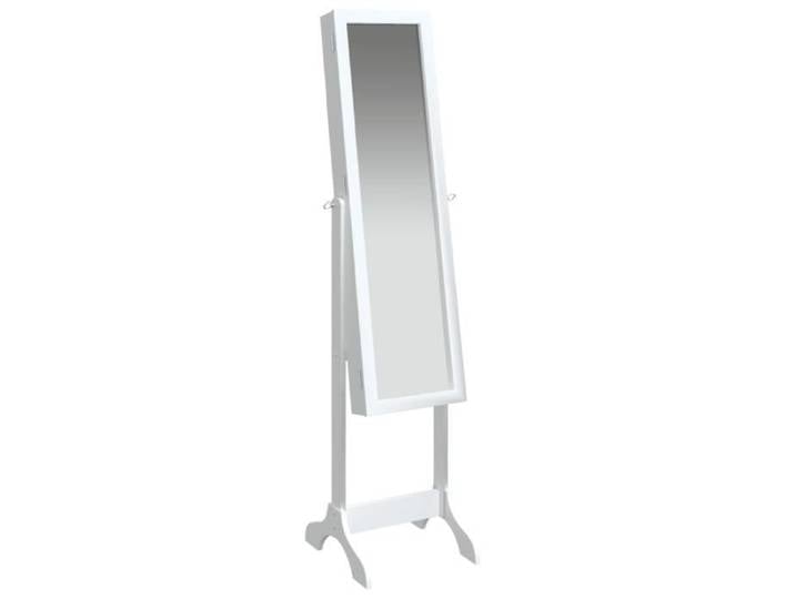 Fafeicy Miroir sur pied blanc 34x37x146 cm LS008