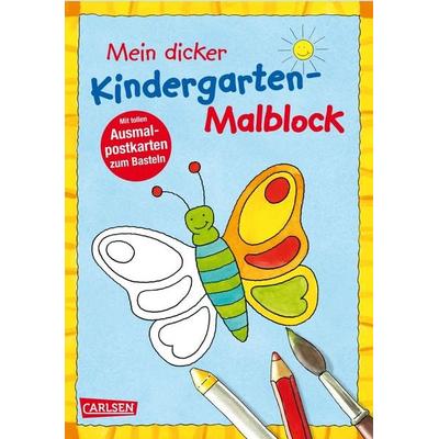 Mein dicker Kindergarten-Malblock, Taschenbuch von Ulrich Velte, Carlsen, 978-3-551-18523-5