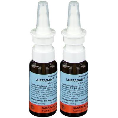 Luffasan Nasentropfen zum Sprühen 2x 2x20 ml Nasenspray