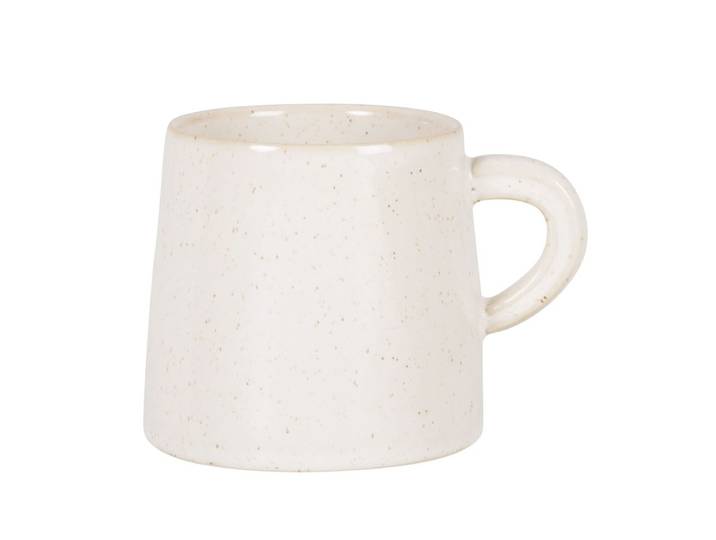 Becher aus Keramik, sandfarben