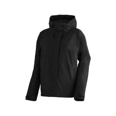 Funktionsjacke MAIER SPORTS "Elite Warm W", Damen, Gr. 48, schwarz, 100% Polyester, Jacken Funktionsjacke, Damen Winterjacke wasserdicht, mit RV-Taschen und Kapuze