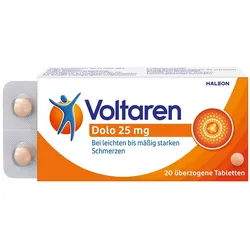 VOLTAREN Dolo 25 mg überzogene Tabletten 20 St