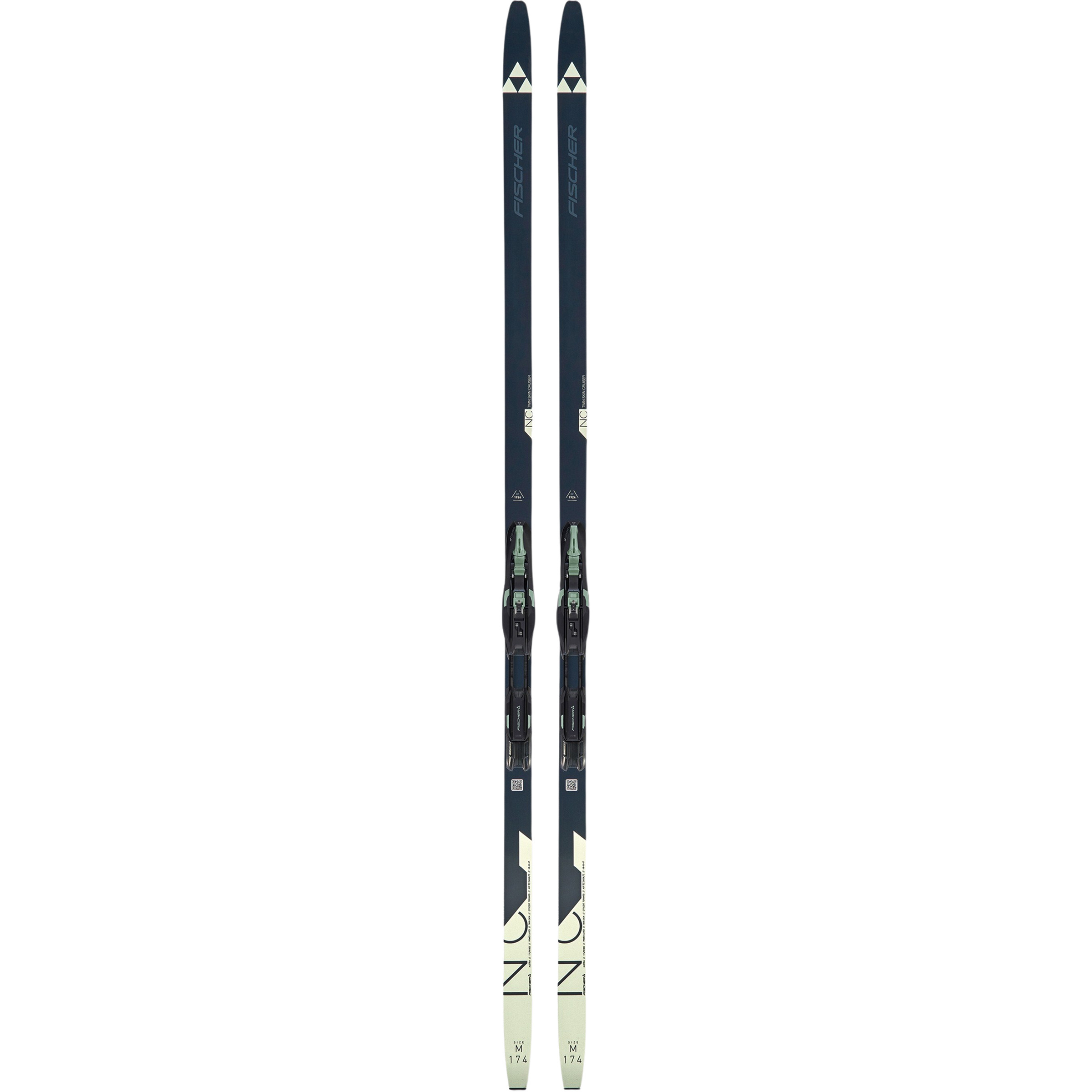 Fischer Twin Skin Cruiser EF+Control Step Classicset 26/27 Ski schwarz Größe >95KG Langlauf Klassik