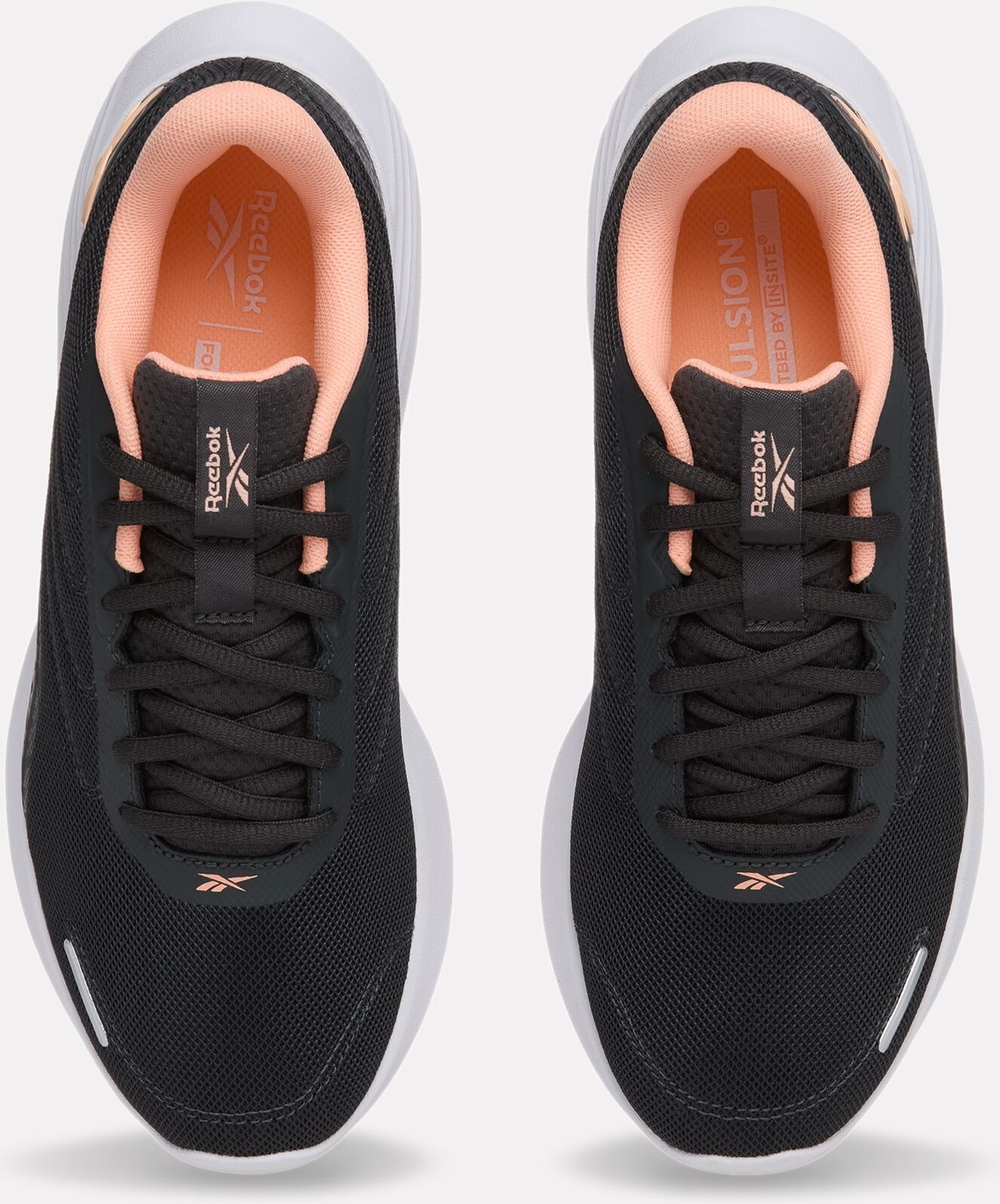 Laufschuh REEBOK "ENERGEN SPEED", Damen, Gr. 38, schwarz (grau 6, future peach, schwarz), Synthetik, Textil, Schuhe Laufschuh grau 6, future peach, schwarz 38