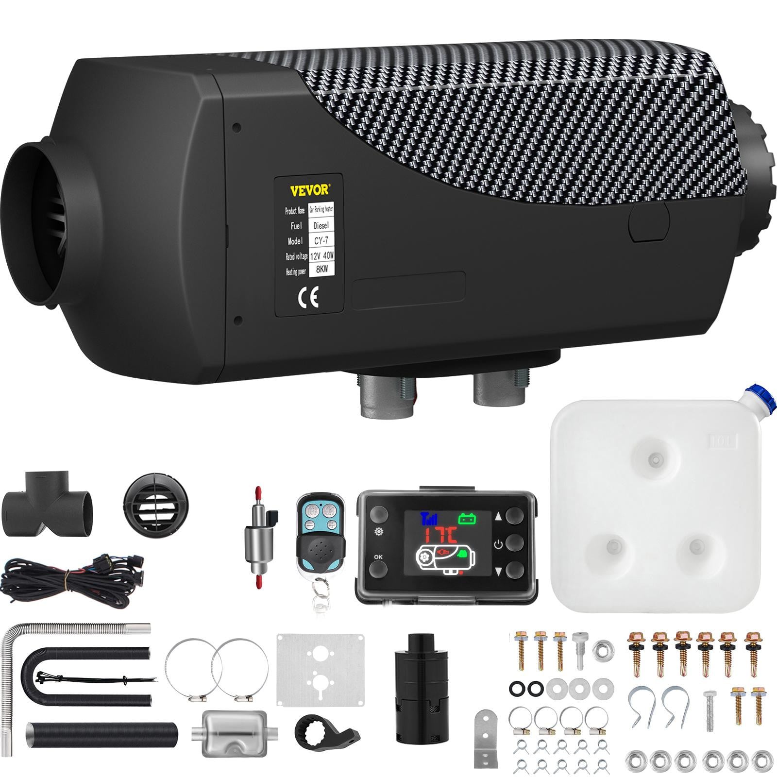 Selius Diesel Luchtverwarmer 8KW 12V Standkachel voor Auto Vrachtwagen en Boot